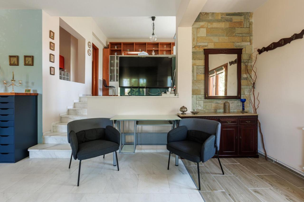 Large Home Near Potamos Beach Epanomi Dış mekan fotoğraf